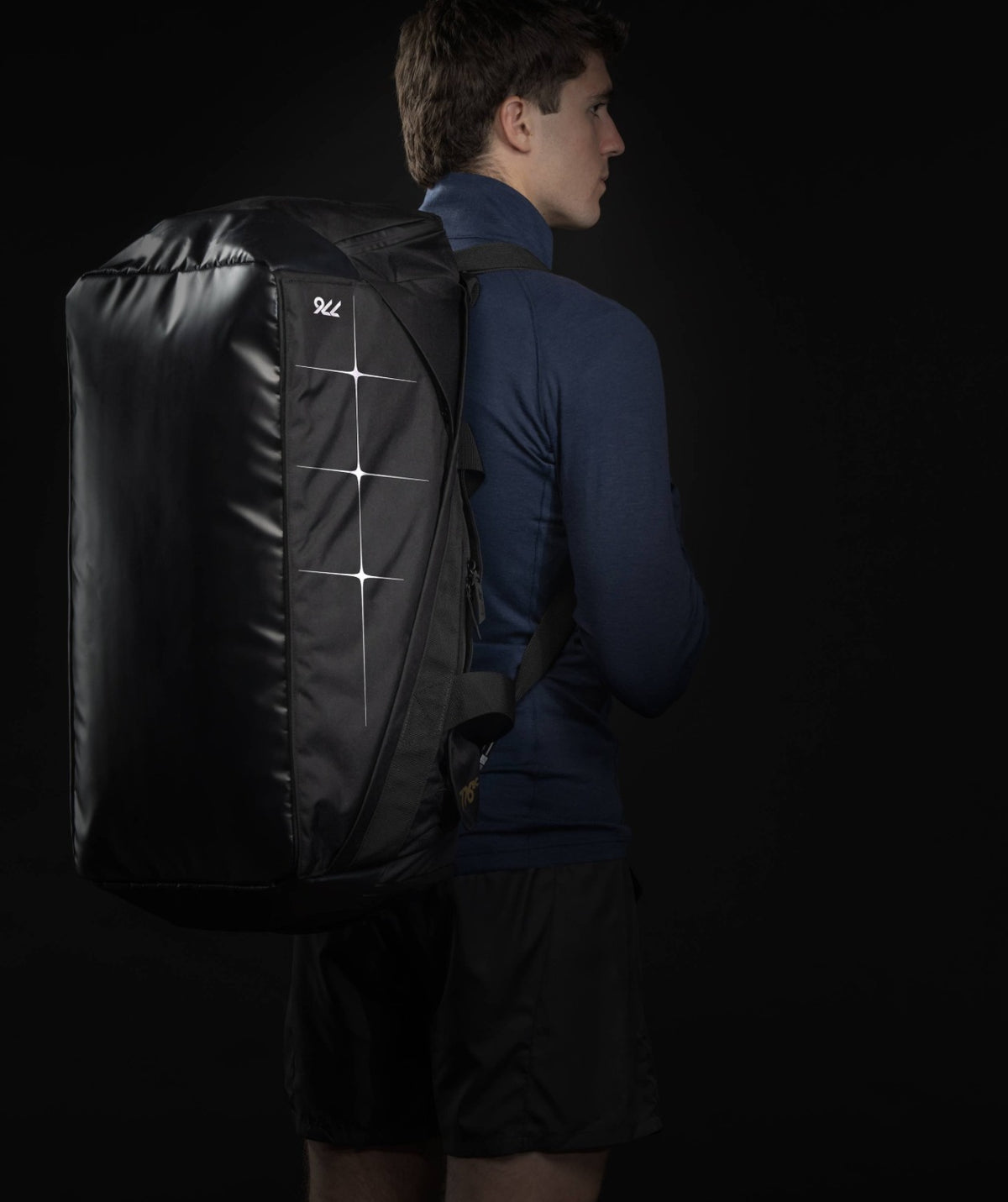 776BC Pro Tour Motion Duffel Patch - Black/White