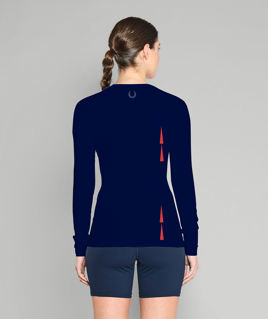 Women's Red Shed Winter Base Layer LS - Navy