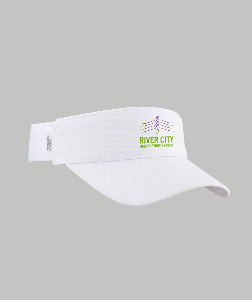 Unisex River City Performance Visor - White