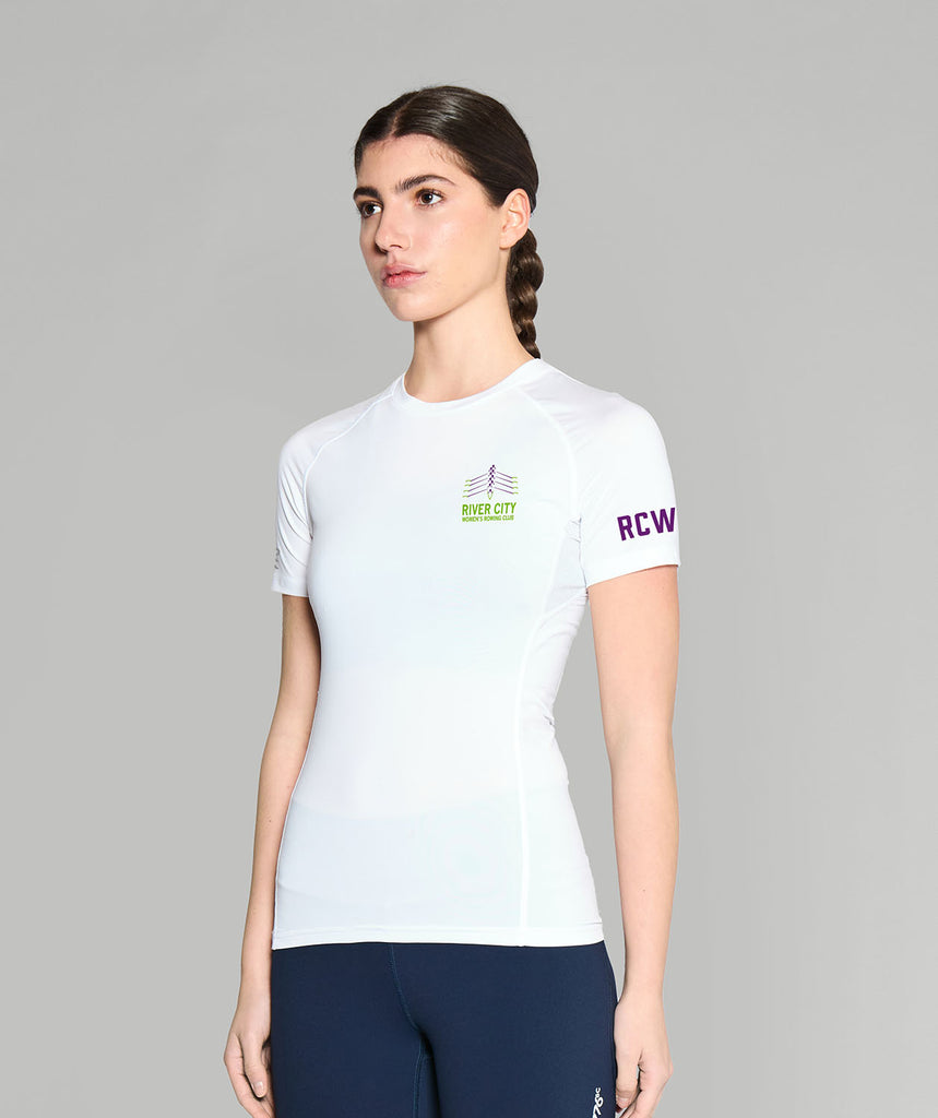 Women's River City Base Layer SS - White