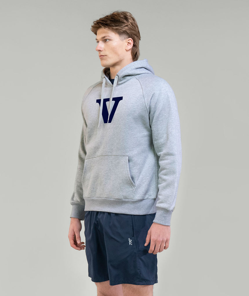 Unisex Rowing Victoria Supporter Pop Over Hoodie - Grey Marle