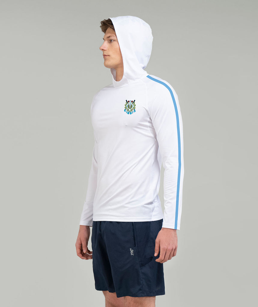 Men's Sydney Rowing Club Sun Hoodie LS - White
