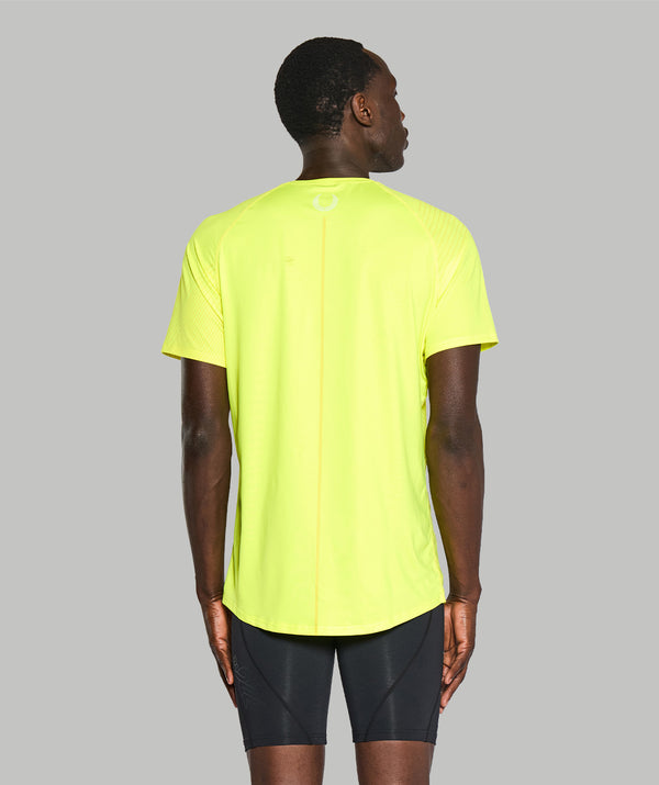Men's Wreath Summer Base Layer SS - Graphic Neon Yellow