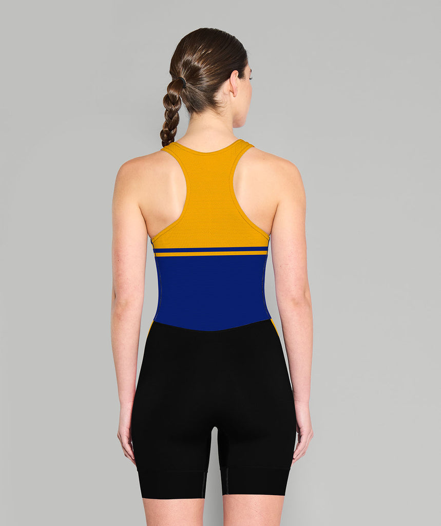 Men's Toowong Rowing Pro Unisuit - Blue/Yellow
