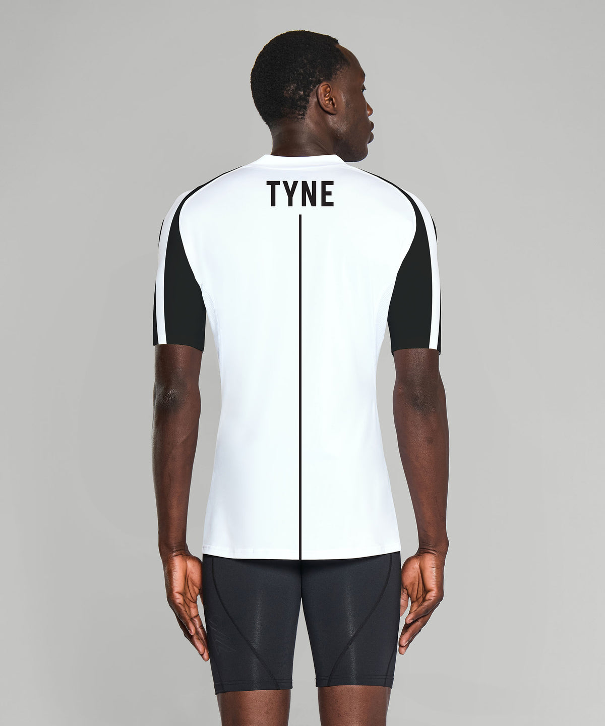 Men's Tyne Amateur Rowing Club Base Layer SS - White/Black