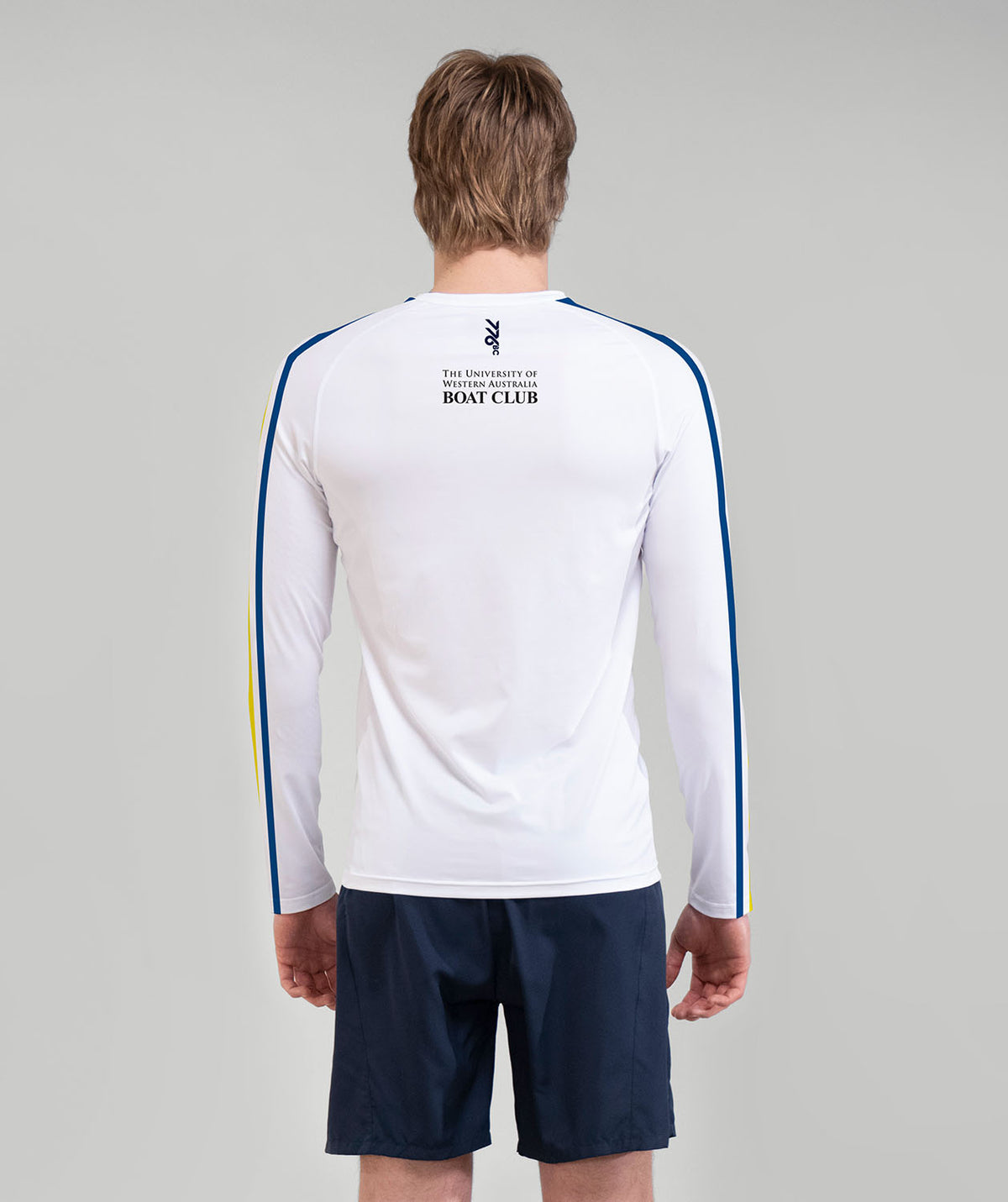 Men's Uwa Boat Club Base Layer LS - White