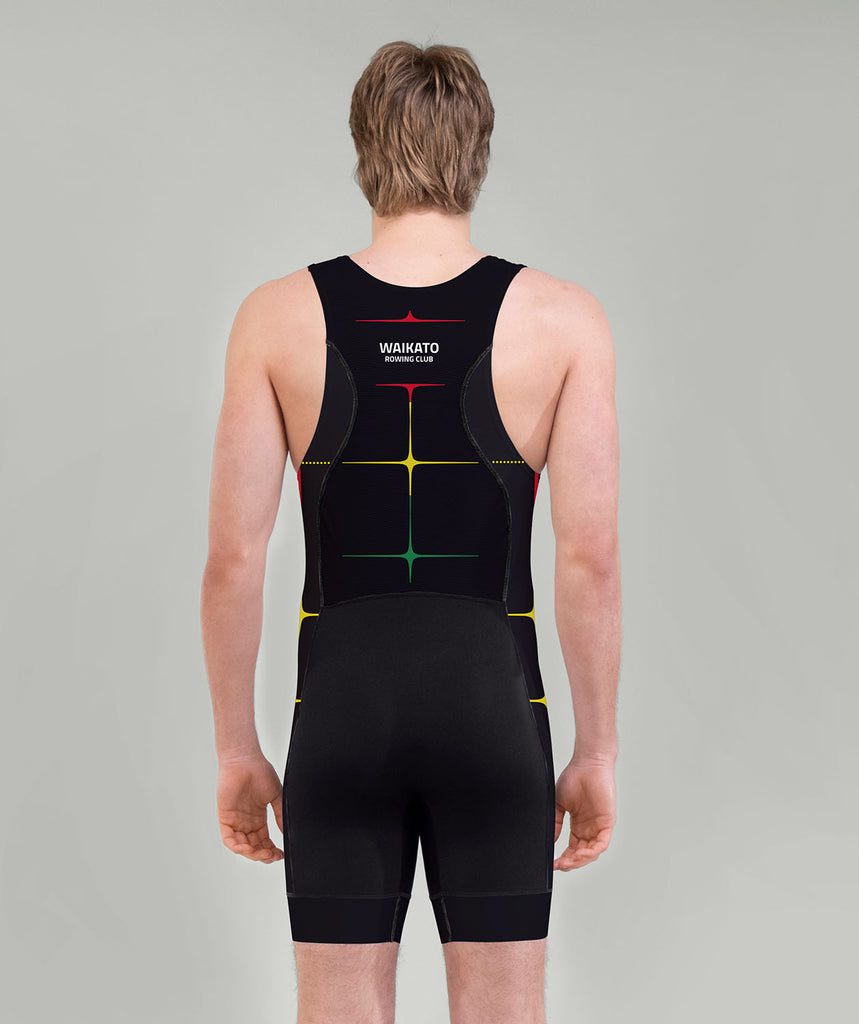Men's Waikato Rowing Motion Pro Unisuit - Black/Multi