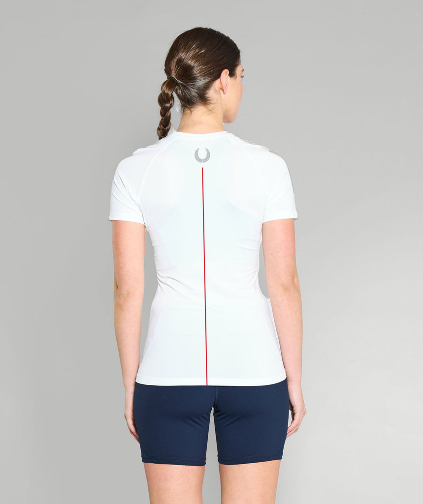 Women's Waikato Rowing Base Layer SS - White