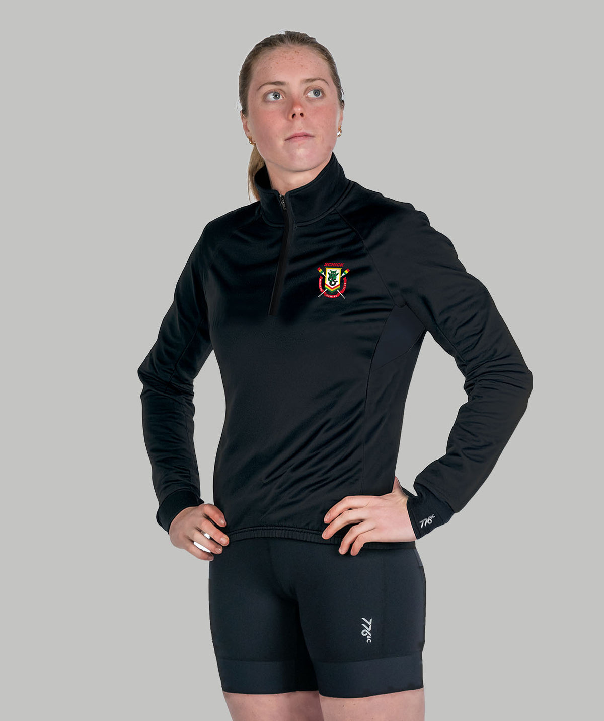 Women's Waikato Rowing Shield Jacket - Black