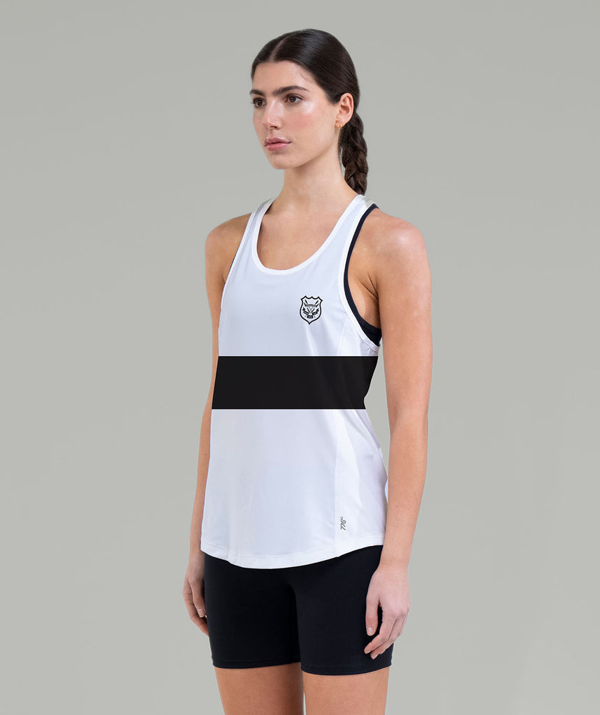 Women's Whakatane Rowing Club Performance Tank - White