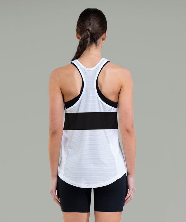 Women's Whakatane Rowing Club Performance Tank - White