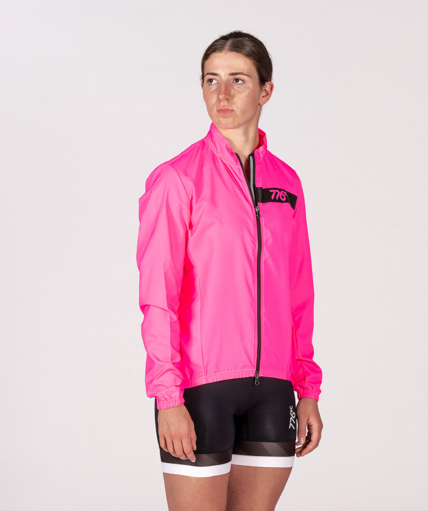 Women's Cirrostratus Wind Jacket - Neon Pink