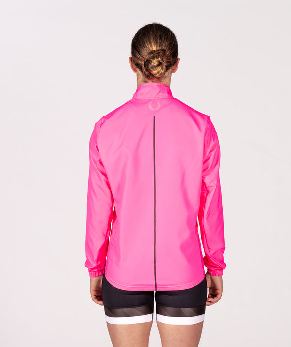 Women's Cirrostratus Wind Jacket - Neon Pink