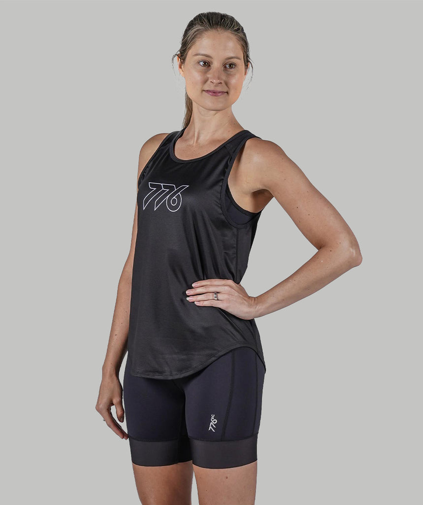 Women's Training Tank - Black/White