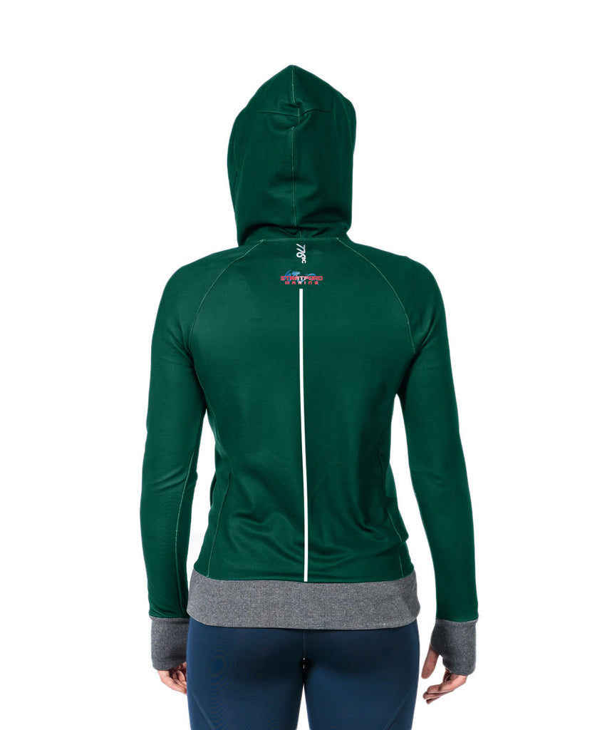 Women's Gippsland Grammar Full Zip Hoodie - Green