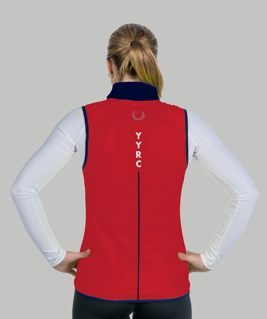 Women's Yarra Yarra Rowing Club Stratus Vest - Navy/Red