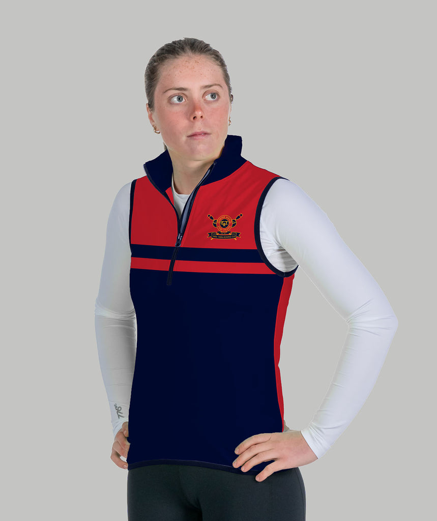 Women's Yarra Yarra Rowing Club Stratus Vest - Navy/Red