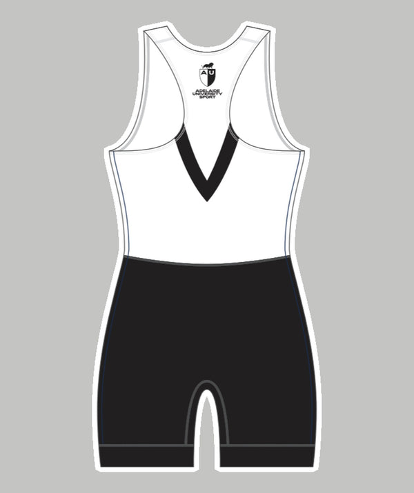 Women's AUBC Streamline Unisuit Leg Band - Black/White