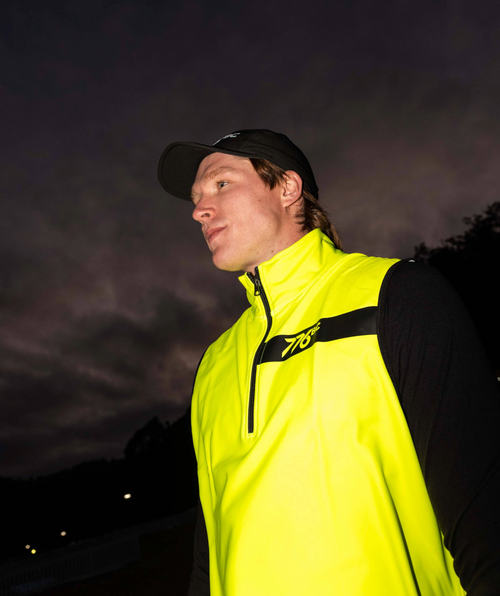 Men's Stratus Vest - Neon Yellow/Black