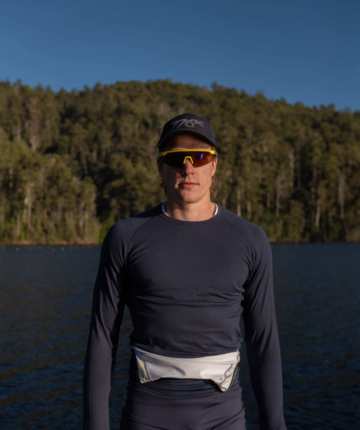 Men's Wreath Pro-Merino Crew - Navy