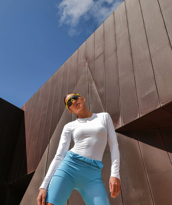 Women's Wreath Performance LS Base Layer - White