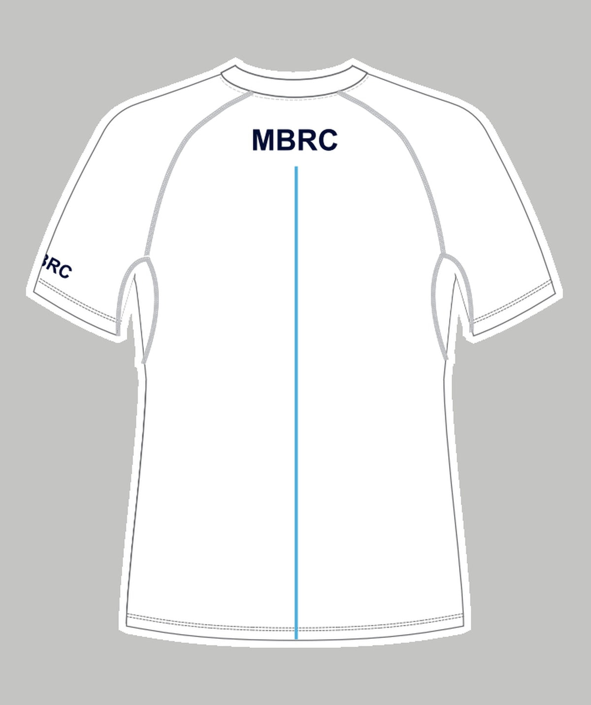 Men's Murray Bridge Rowing Club Base Layer SS - White