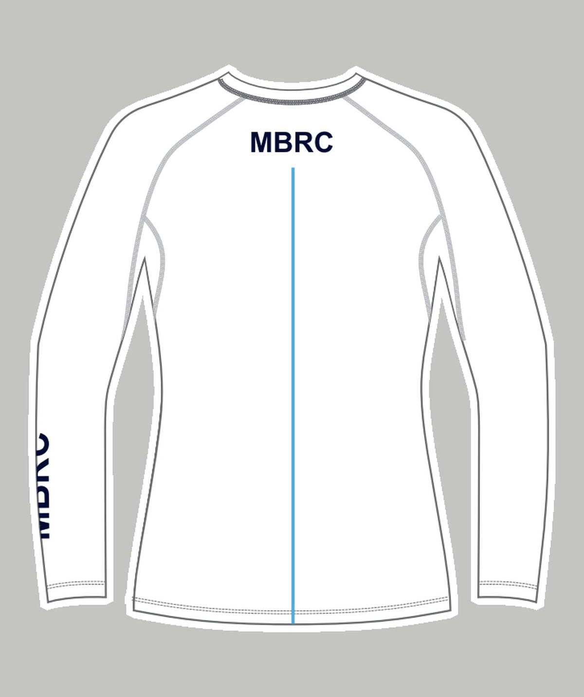 Women's Murray Bridge Rowing Club Base Layer LS - White