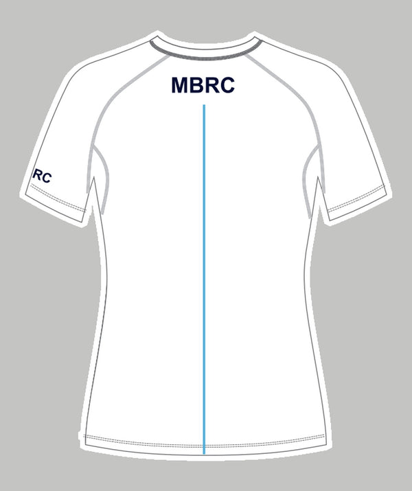Women's Murray Bridge Rowing Club Base Layer SS - White