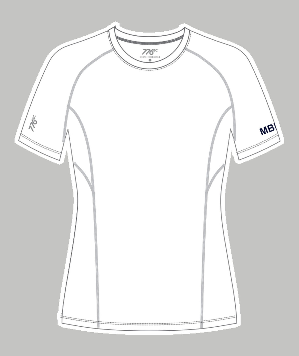 Women's Murray Bridge Rowing Club Base Layer SS - White