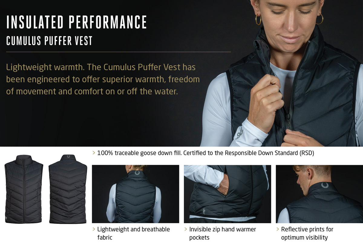 Women's Cumulus Puffer Vest - Black