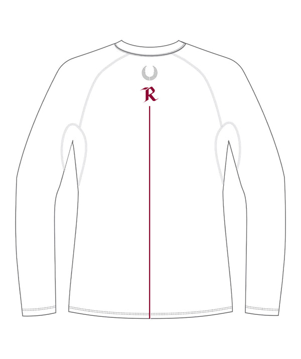 Men's Radford College LS Base Layer - White